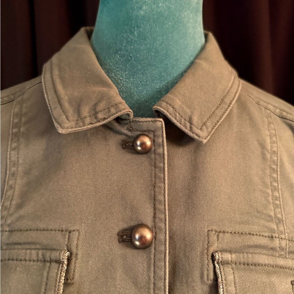 WHBM Wintergreen Military Structured Blazer – Size 10